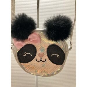 Claire's Club Glitter Panda Crossbody Bag-NWOT‎